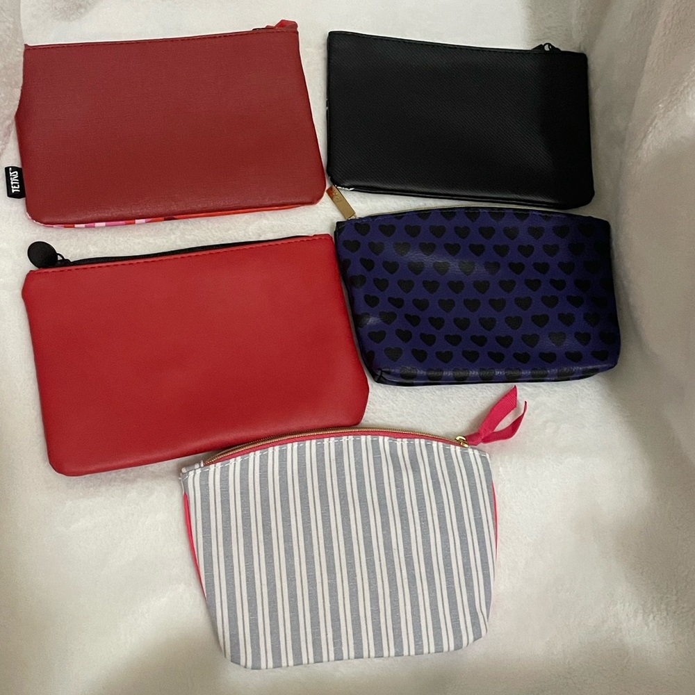 Ipsy Makeup Cosmetics Travel Pouches / bags __bundle lot of 5 - Picture 3 of 11